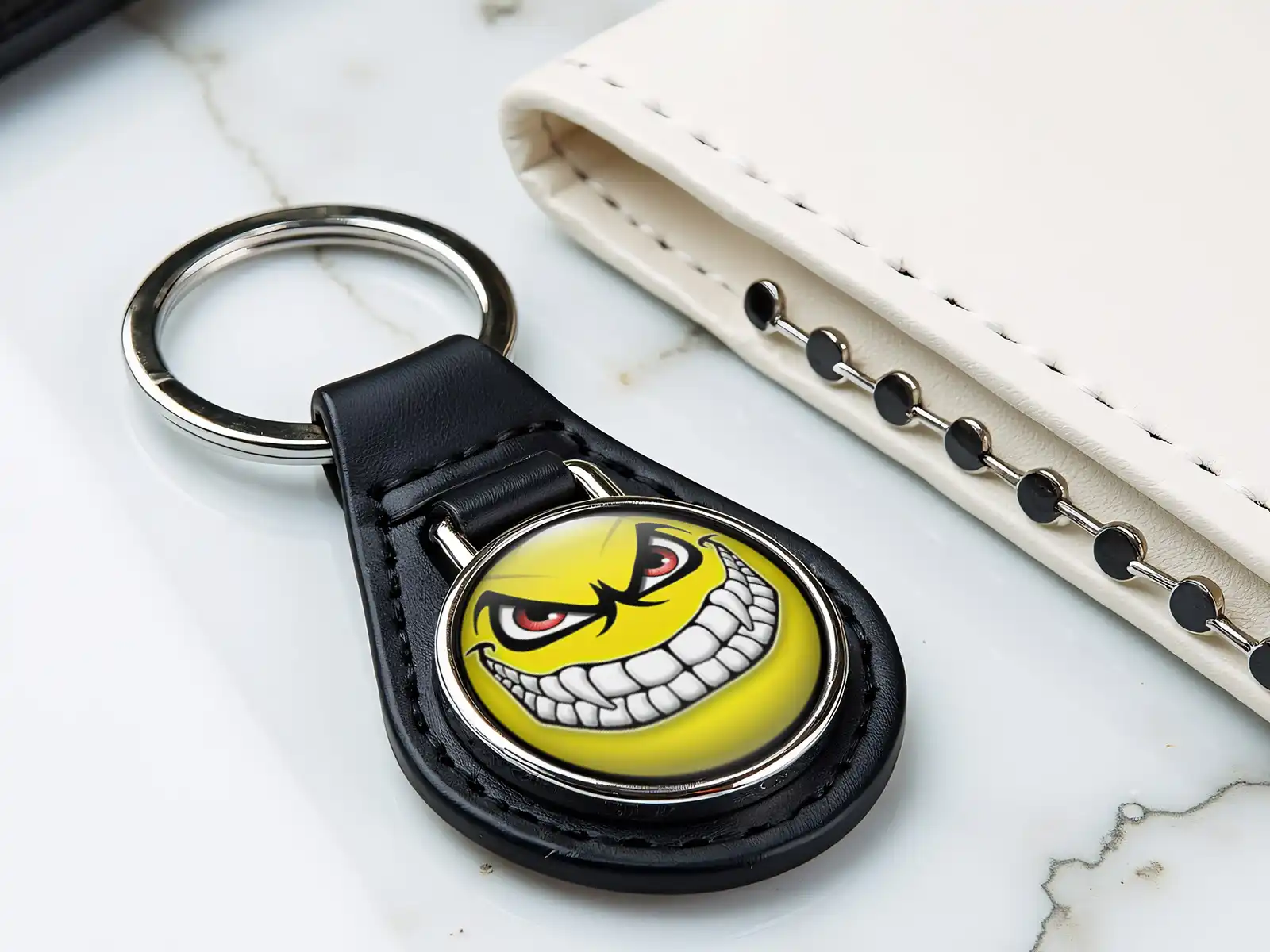 Leather Key Pouch Modern Design Pro Feature